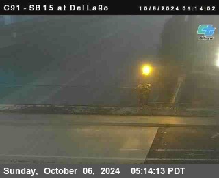 SB 15 at Del Lago bridge