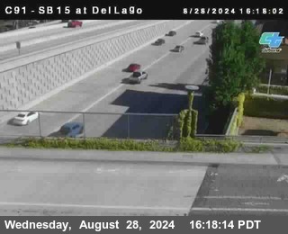 SB 15 at Del Lago bridge