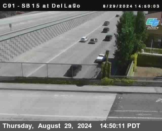 SB 15 at Del Lago bridge