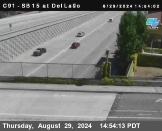 SB 15 at Del Lago bridge