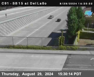 SB 15 at Del Lago bridge