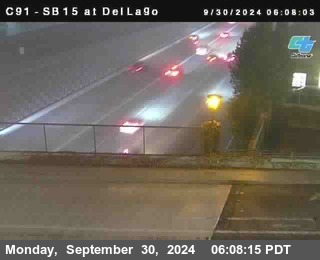 SB 15 at Del Lago bridge