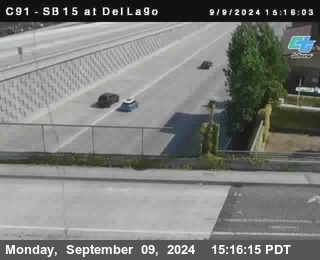 SB 15 at Del Lago bridge