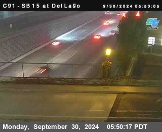 SB 15 at Del Lago bridge