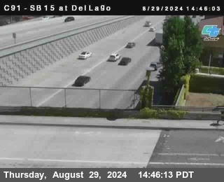 SB 15 at Del Lago bridge