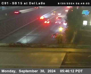 SB 15 at Del Lago bridge