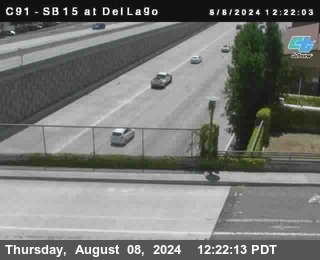 SB 15 at Del Lago bridge