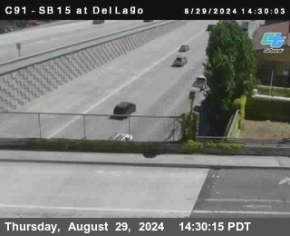 SB 15 at Del Lago bridge