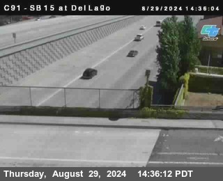 SB 15 at Del Lago bridge