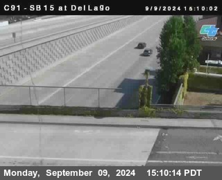 SB 15 at Del Lago bridge