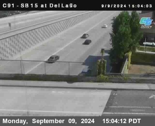 SB 15 at Del Lago bridge