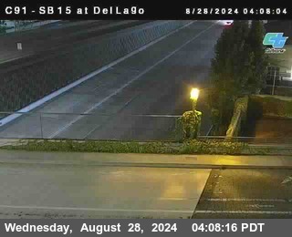 SB 15 at Del Lago bridge