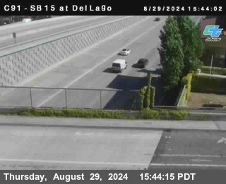 SB 15 at Del Lago bridge