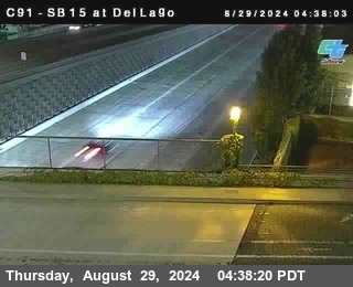 SB 15 at Del Lago bridge