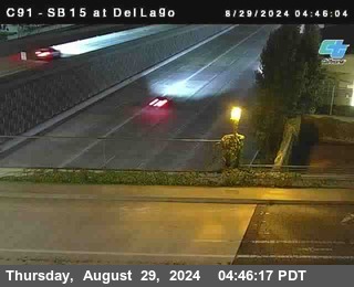 SB 15 at Del Lago bridge