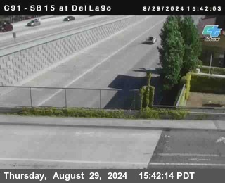 SB 15 at Del Lago bridge