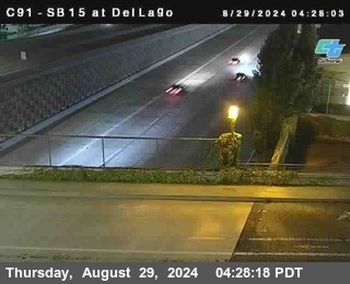 SB 15 at Del Lago bridge