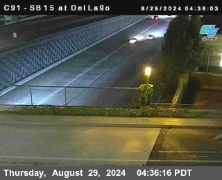 SB 15 at Del Lago bridge