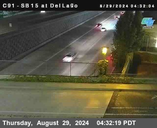 SB 15 at Del Lago bridge