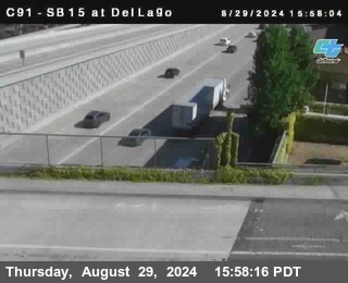 SB 15 at Del Lago bridge