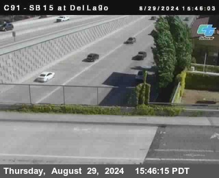 SB 15 at Del Lago bridge