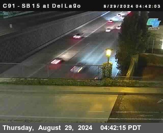 SB 15 at Del Lago bridge