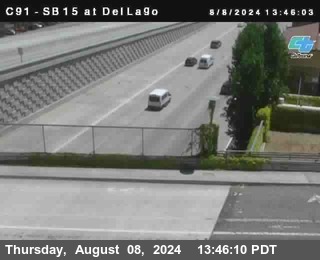 SB 15 at Del Lago bridge