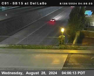 SB 15 at Del Lago bridge