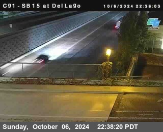 SB 15 at Del Lago bridge