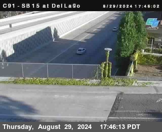 SB 15 at Del Lago bridge