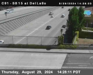 SB 15 at Del Lago bridge