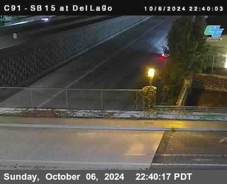 SB 15 at Del Lago bridge