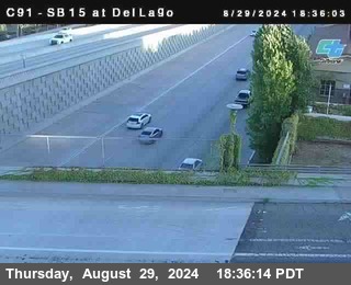 SB 15 at Del Lago bridge