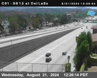 SB 15 at Del Lago bridge