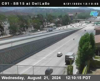 SB 15 at Del Lago bridge