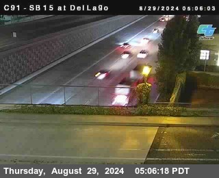 SB 15 at Del Lago bridge