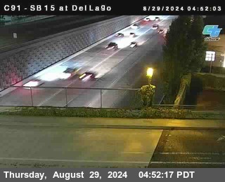 SB 15 at Del Lago bridge