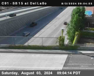 SB 15 at Del Lago bridge