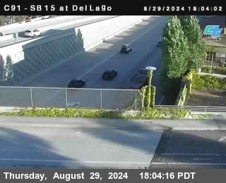 SB 15 at Del Lago bridge