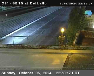 SB 15 at Del Lago bridge