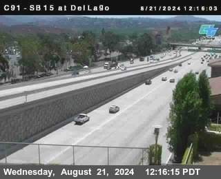 SB 15 at Del Lago bridge