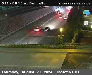 SB 15 at Del Lago bridge