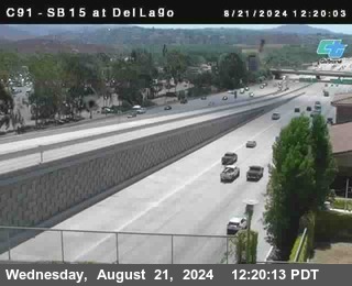 SB 15 at Del Lago bridge