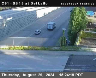 SB 15 at Del Lago bridge