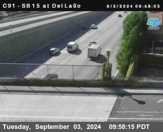 SB 15 at Del Lago bridge