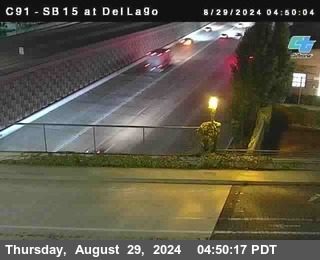 SB 15 at Del Lago bridge