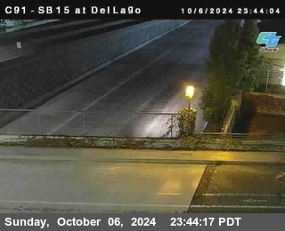 SB 15 at Del Lago bridge