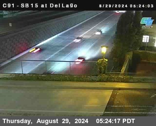 SB 15 at Del Lago bridge