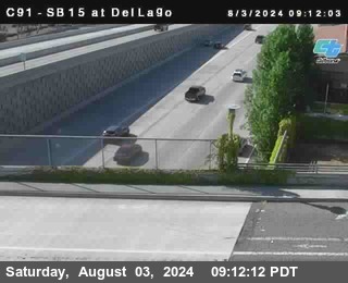 SB 15 at Del Lago bridge