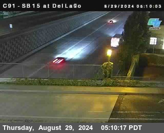 SB 15 at Del Lago bridge